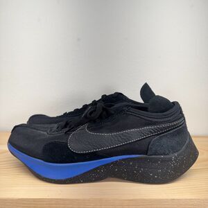 NIKE MOON RACER QS NEW SIZE 10 BLACK WHITE RACER BLUE BV7779-001